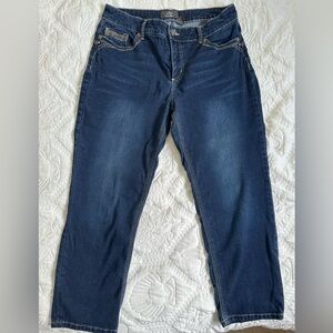 Chicos so lifting jeans crop embellishment size 1